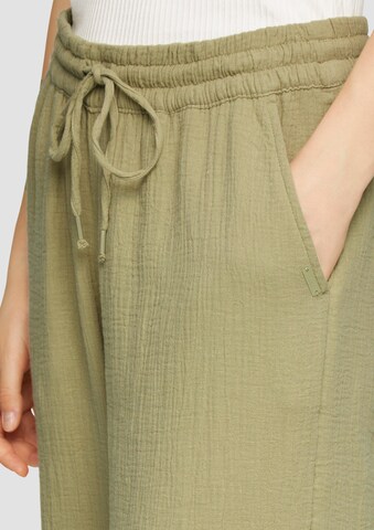 QS Wide leg Broek in Groen