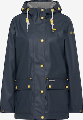 Schmuddelwedda Regenjacke in Blau: predná strana