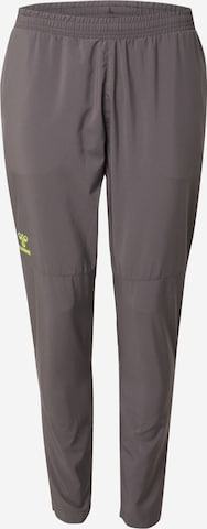 pelēks Hummel Pakapēniski sašaurināts piegriezums Sporta bikses 'SPRINT': no priekšpuses