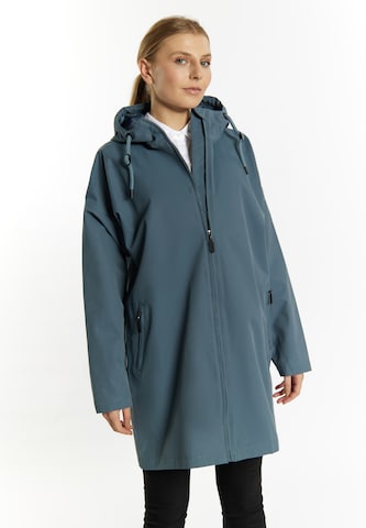 DreiMaster Klassik Between-seasons coat in Blue: front