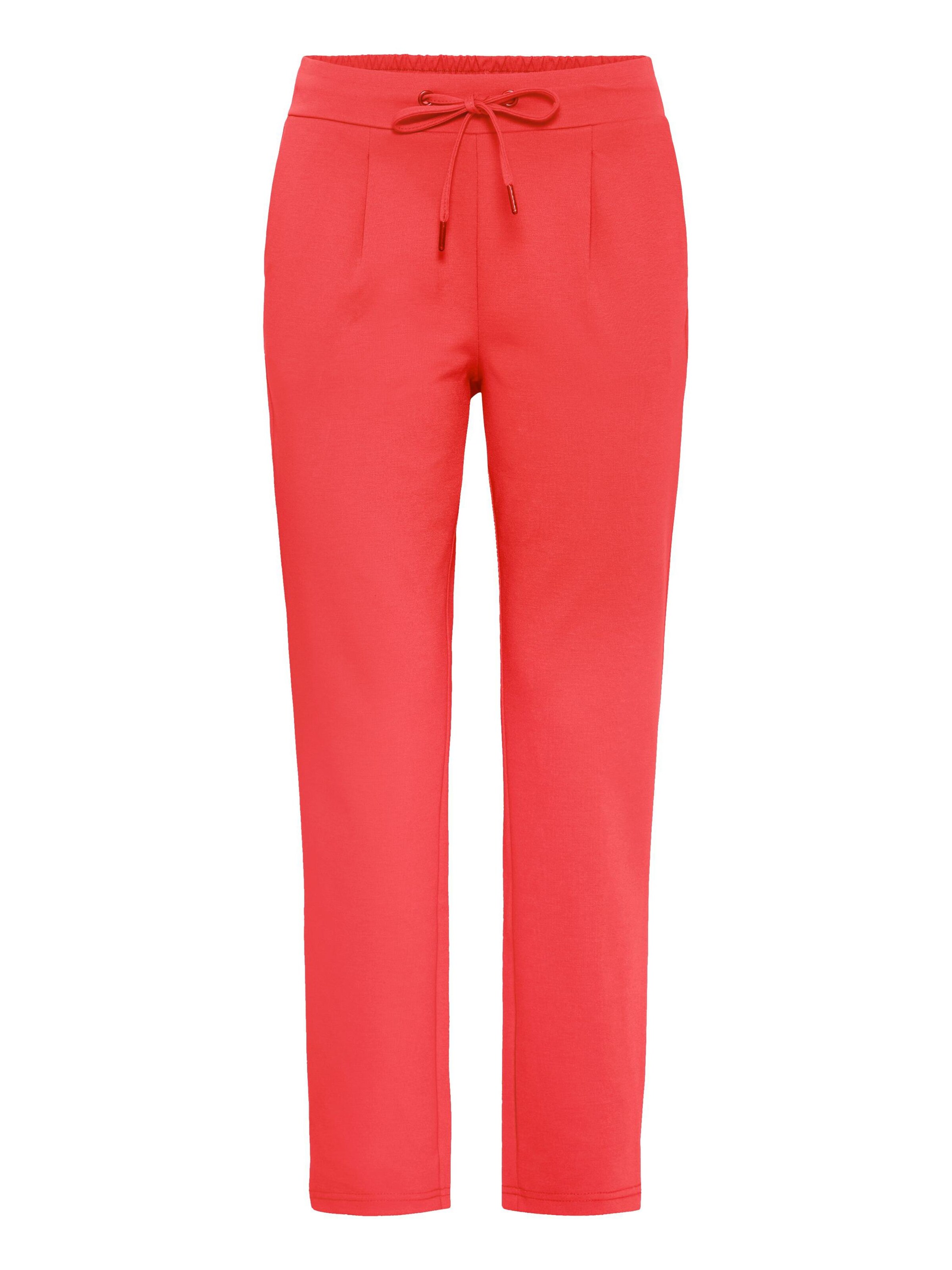 Pantaloni con pieghe ' BYRizetta ' di b.young in rosso: frontale