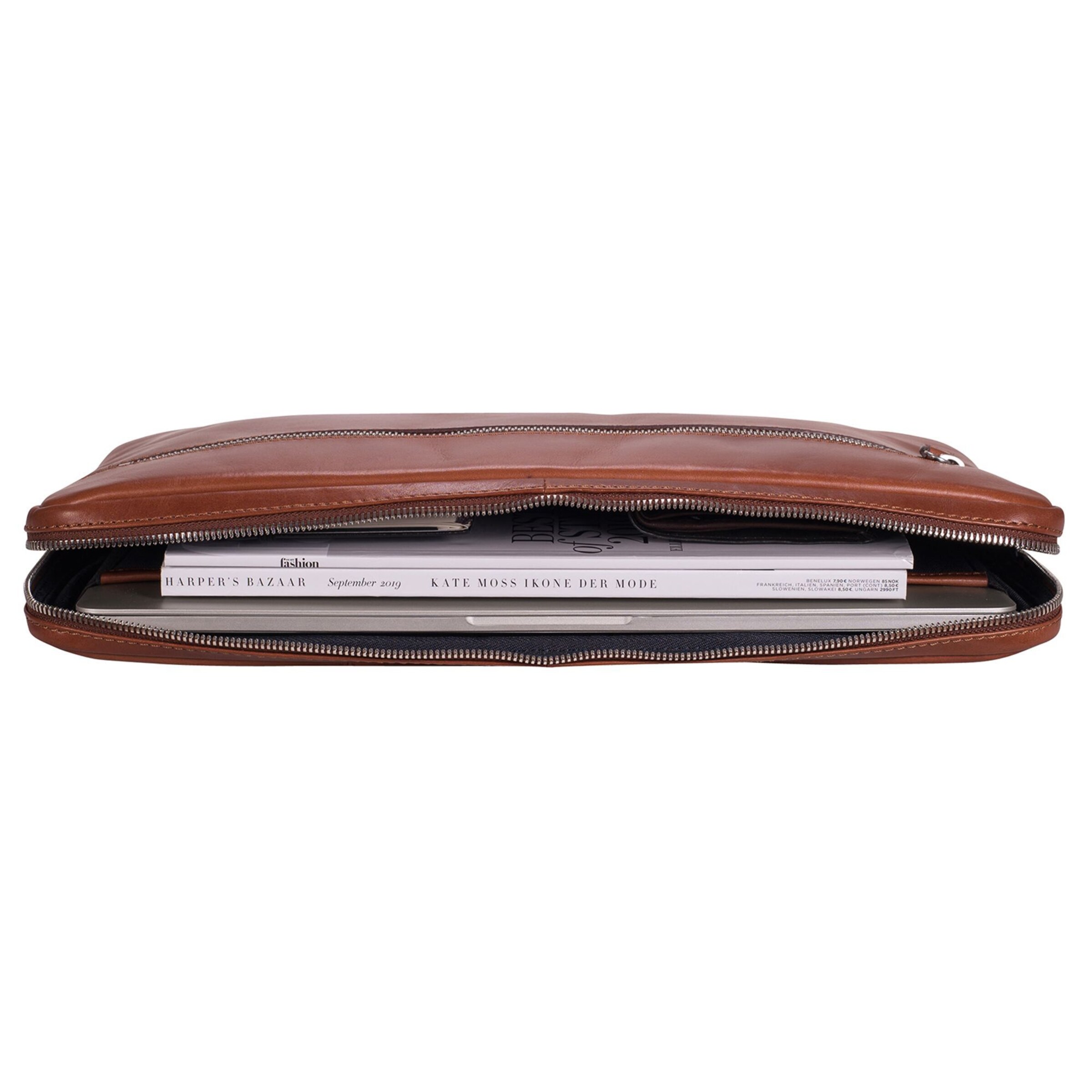 LEONHARD HEYDEN Laptoptas 'Cambridge' in Bruin