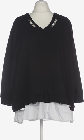 VIA APPIA DUE Sweatshirt & Zip-Up Hoodie in 7XL in Black: front