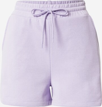 PIECES Regular Shorts 'CHILLI' in Lila: predná strana
