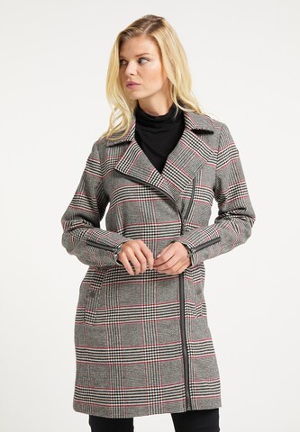 DreiMaster Vintage Between-Seasons Coat in Grey: front