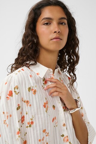 SOAKED IN LUXURY Bluse 'Bianca' i hvid