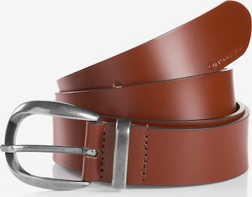 TOM TAILOR Belt ' All Styles ' in Brown: front