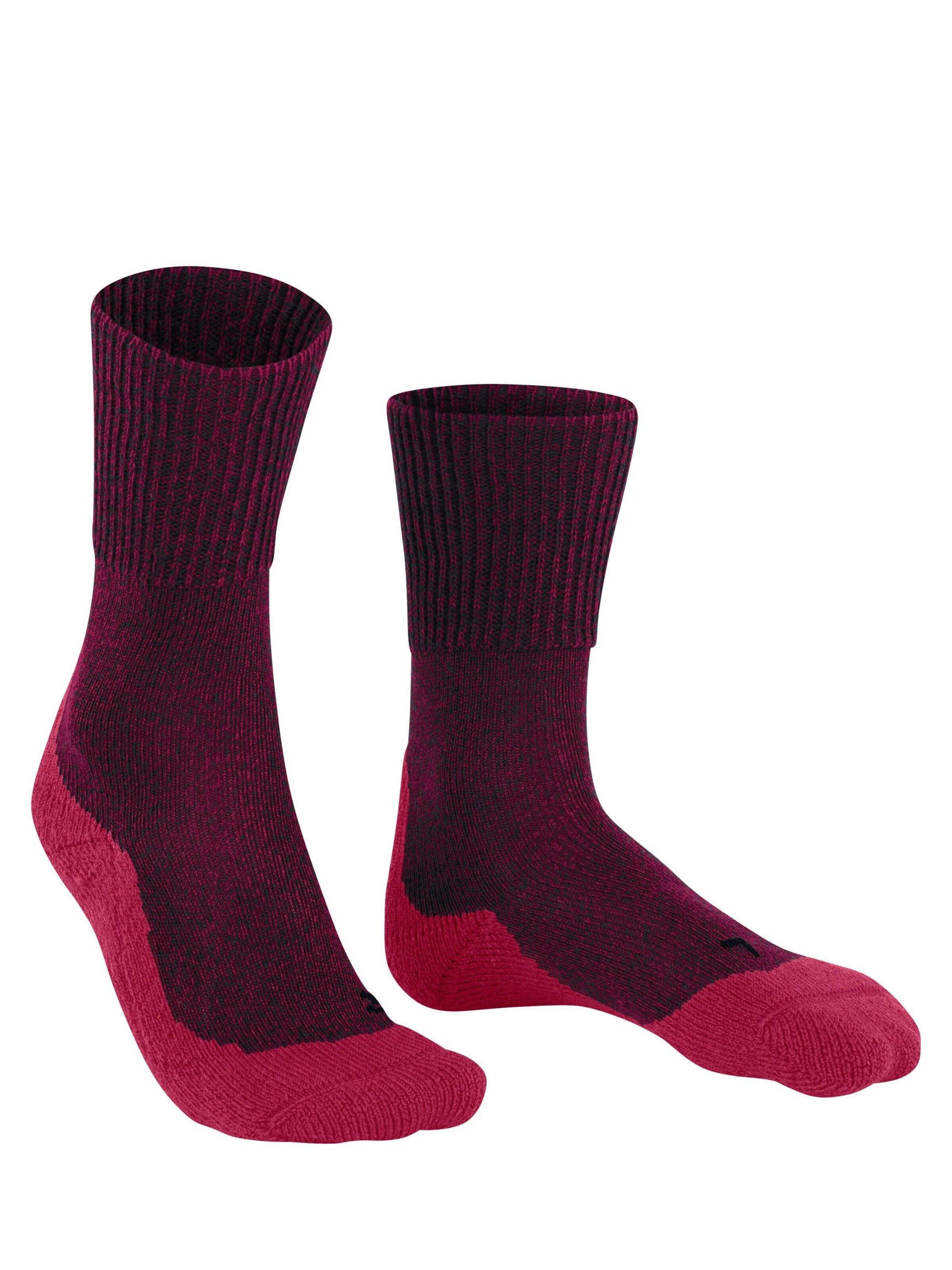 FALKE Athletic Socks 'TK1 Adventure Wool' in Red