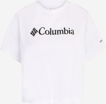 COLUMBIA Functioneel shirt in Wit: voorkant