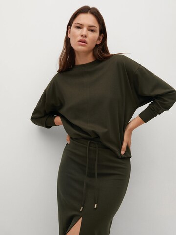 MANGO Sweatshirt 'Amelie' in Green: front