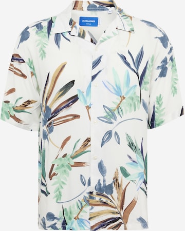 JACK & JONES - Ajuste confortable Camisa 'LUKE' en blanco: frente