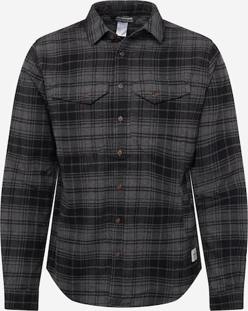 Kathmandu Regular fit Athletic Button Up Shirt in Grey: front