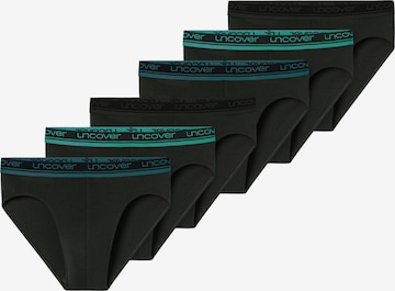 Slip ' Cotton Series ' uncover by SCHIESSER en noir : devant