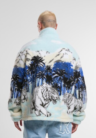 Pullover 'Ice Tiger' di Karl Kani in blu