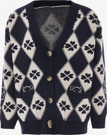 IMMY Knit cardigan in Blue: front