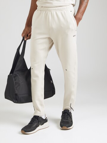 regular Pantaloni sportivi 'Hicon Active' di BOSS in beige: frontale