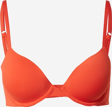 Calvin Klein Underwear T-särgi Rinnahoidja, värv oranž: eest vaates