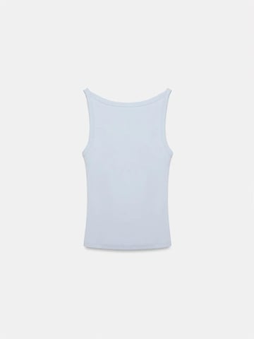 Dilvin - Blusa em azul: frente