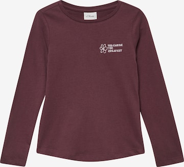 T-Shirt s.Oliver en rouge : devant