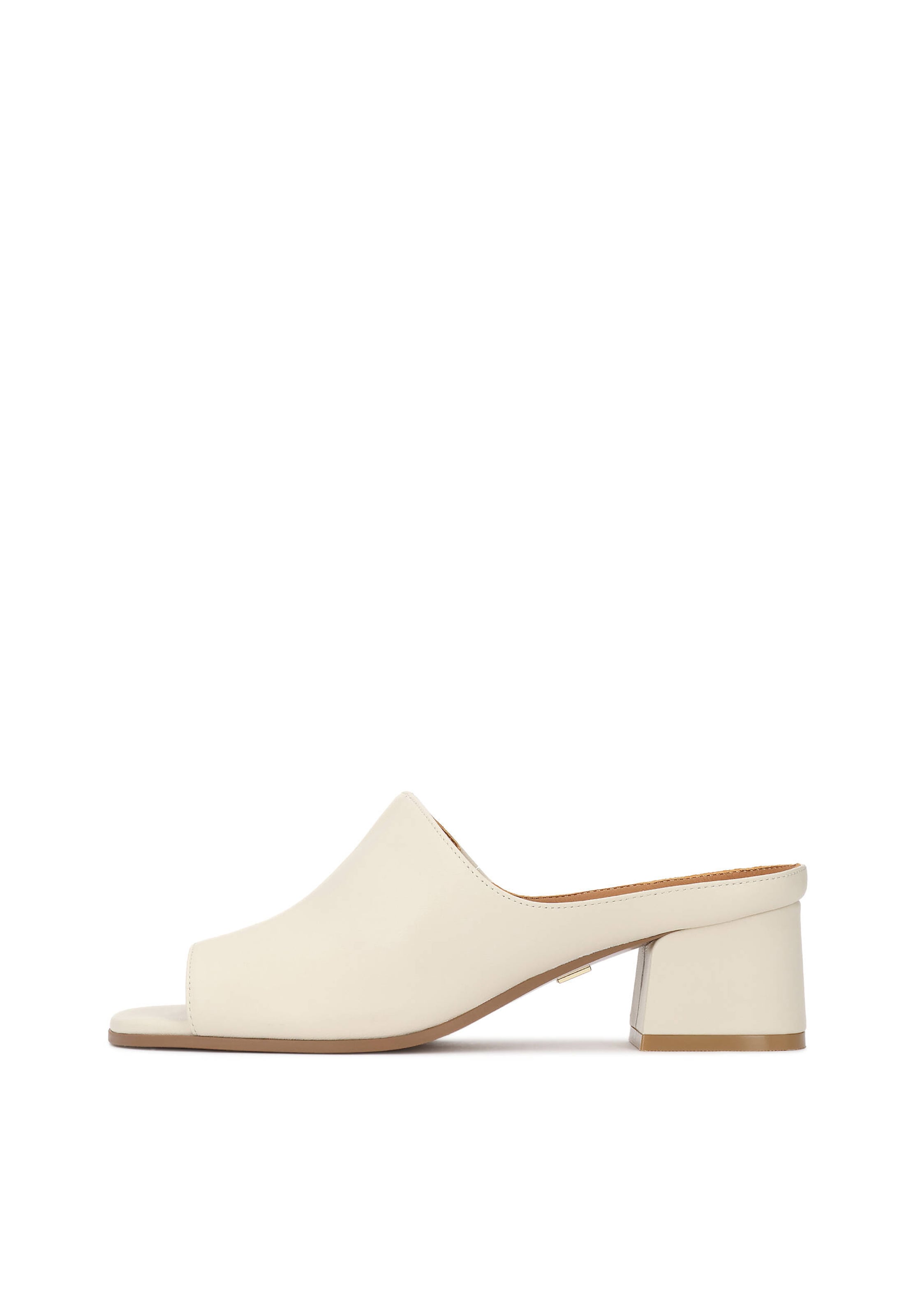 Kazar Pantolette in offwhite, Produktansicht