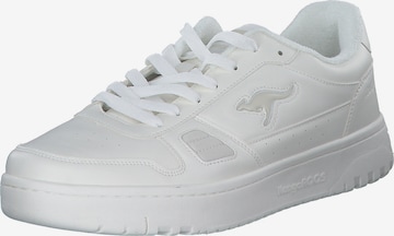 Baskets basses KangaROOS en blanc : devant