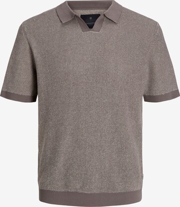 JACK & JONES Shirt 'BANI' in Brown: front