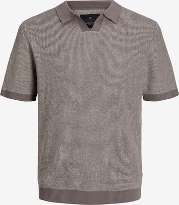 JACK & JONES Shirt 'BANI' in Brown: front