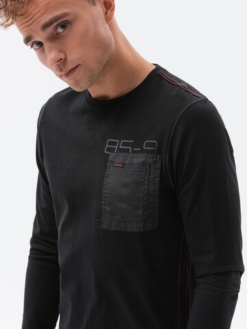 Ombre Shirt 'L130' in Schwarz