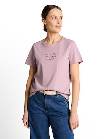 Tricou de la TOM TAILOR pe roz: față