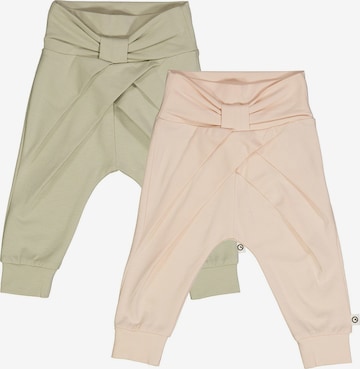 Müsli by GREEN COTTON Regular Pants '2er-Pack' in Beige: front