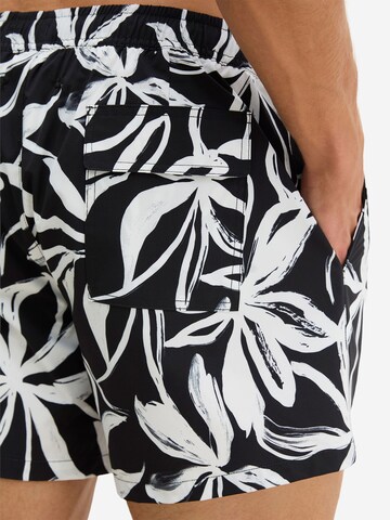 Marc O'Polo Badehose ' Woven ' in Schwarz