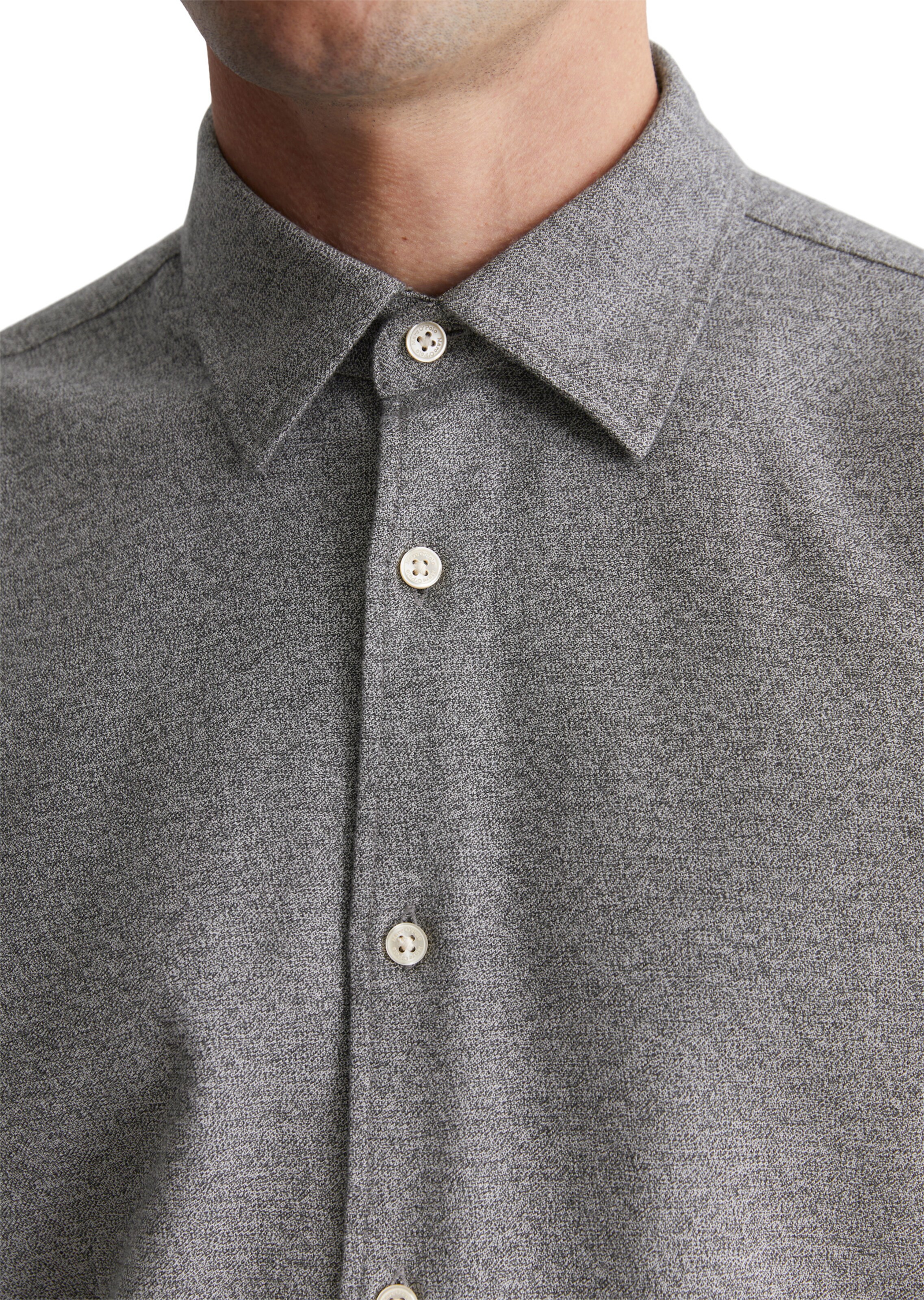 Marc O'Polo Regular fit Button Up Shirt in Grey