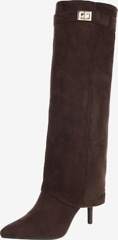 Ital-Design Boots in Brown: front