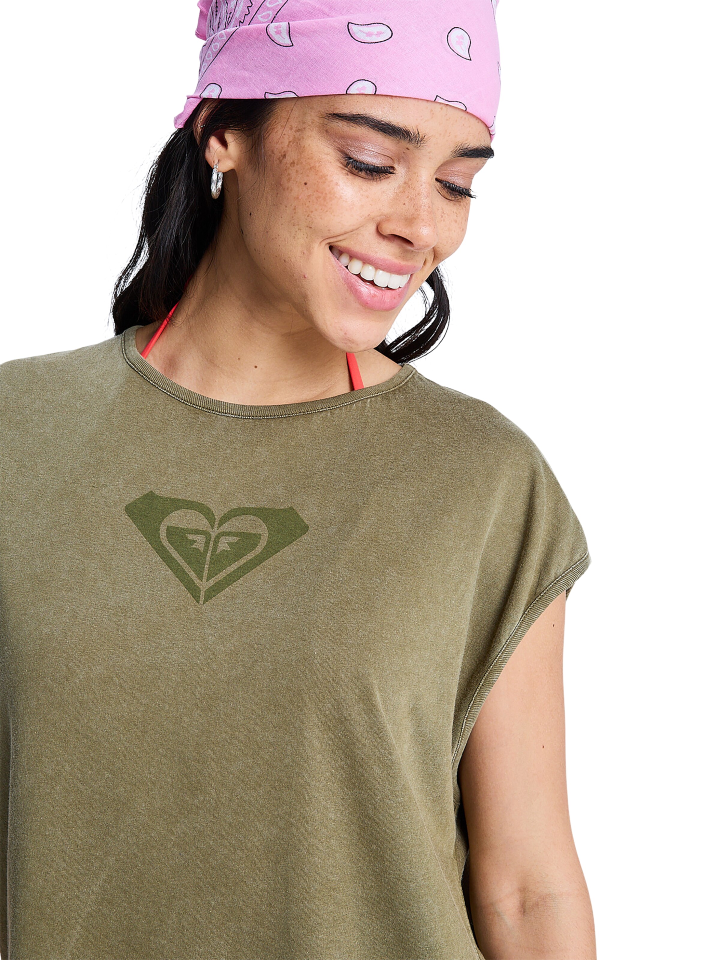 ROXY Shirt ' Crystal Sea ' in Green