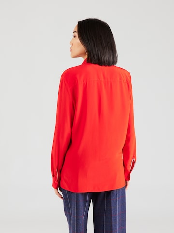 TOMMY HILFIGER Bluse 'FLUID' in Rot
