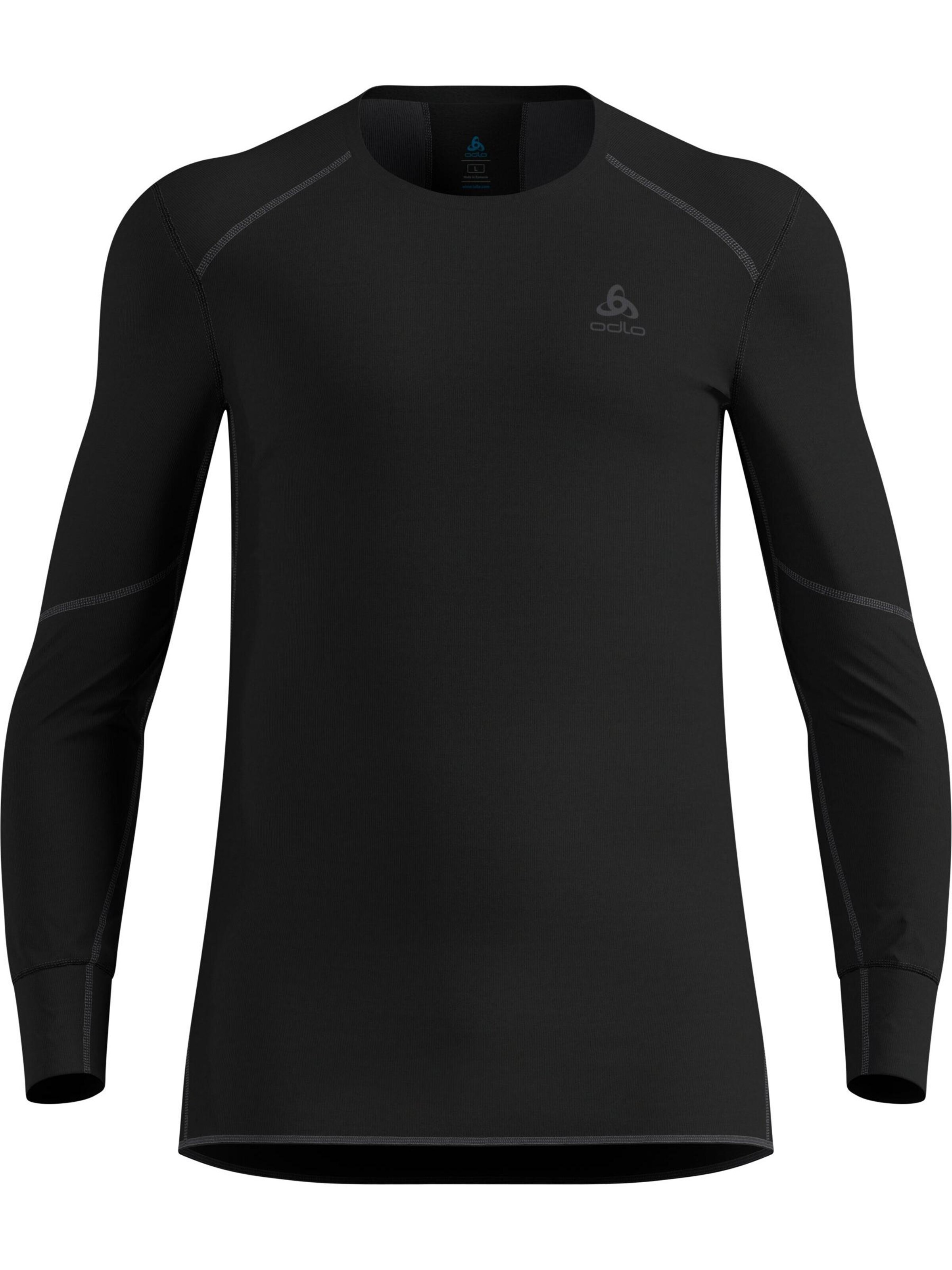 ODLO Base layer 'Active X-Warm Eco' in Black: front