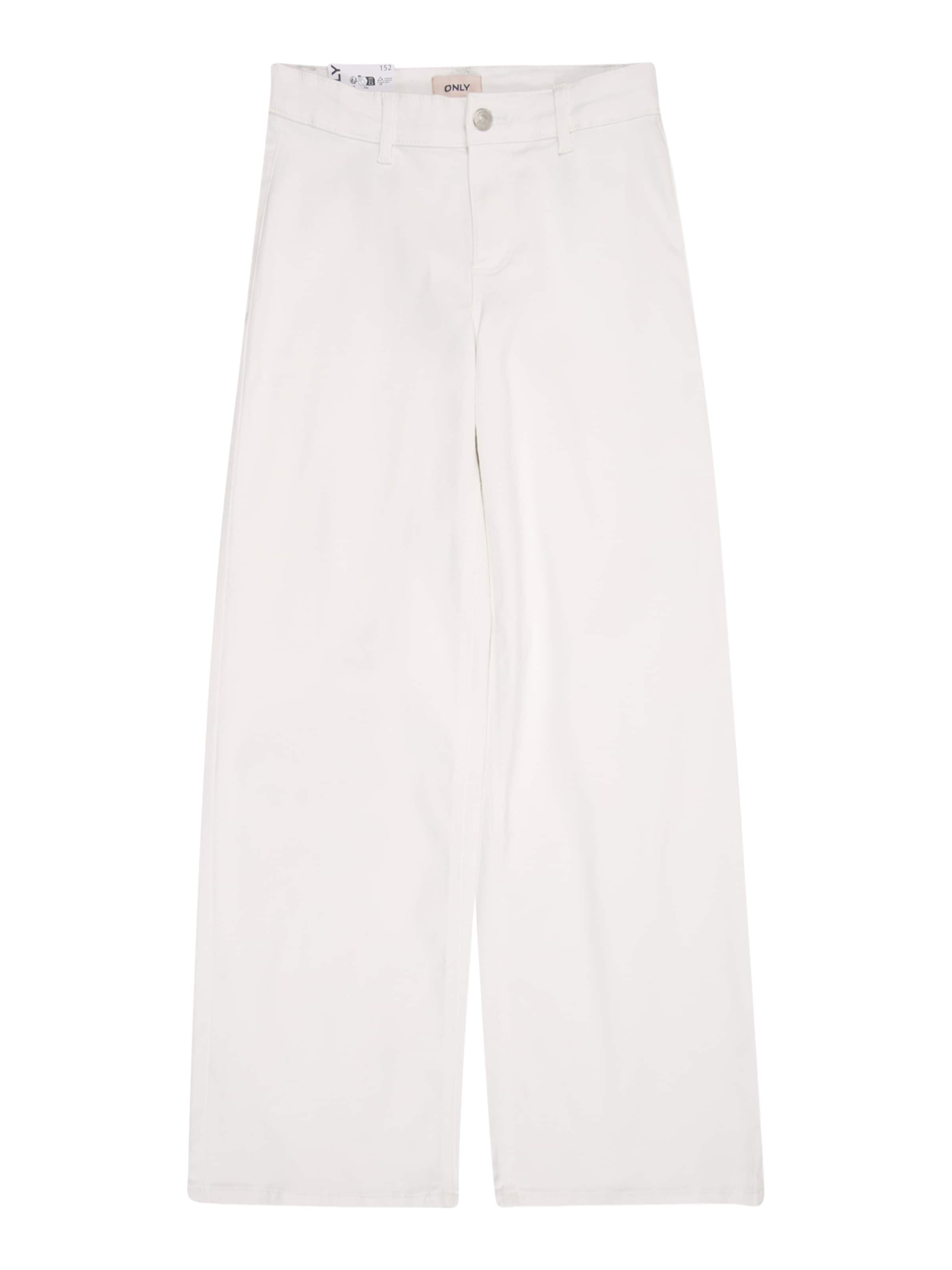 ONLY GIRLS Широкий Джинсы 'KOGSylvie' в Белый: спереди