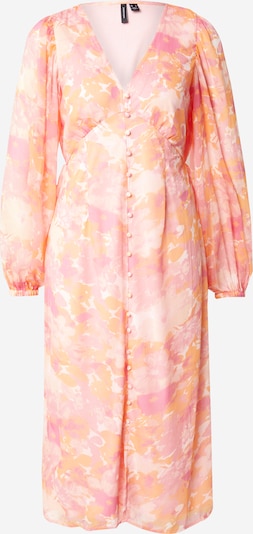 VERO MODA Платье-рубашка 'VMSMILLA' в Мандариновый / Цвет питайя / Блекло-розовый / Белый, Обзор товара