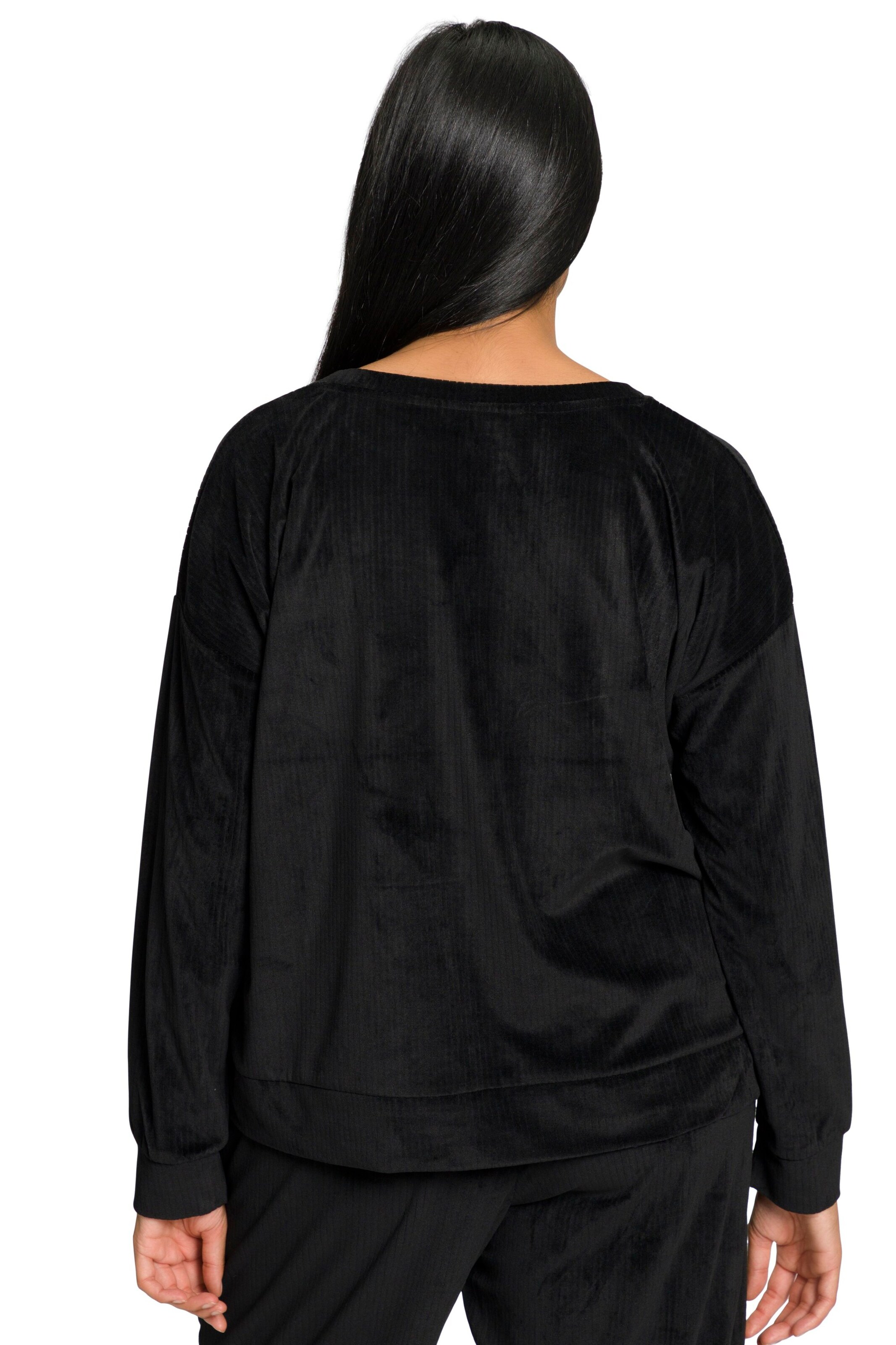 Ulla Popken Sweatshirt in Black
