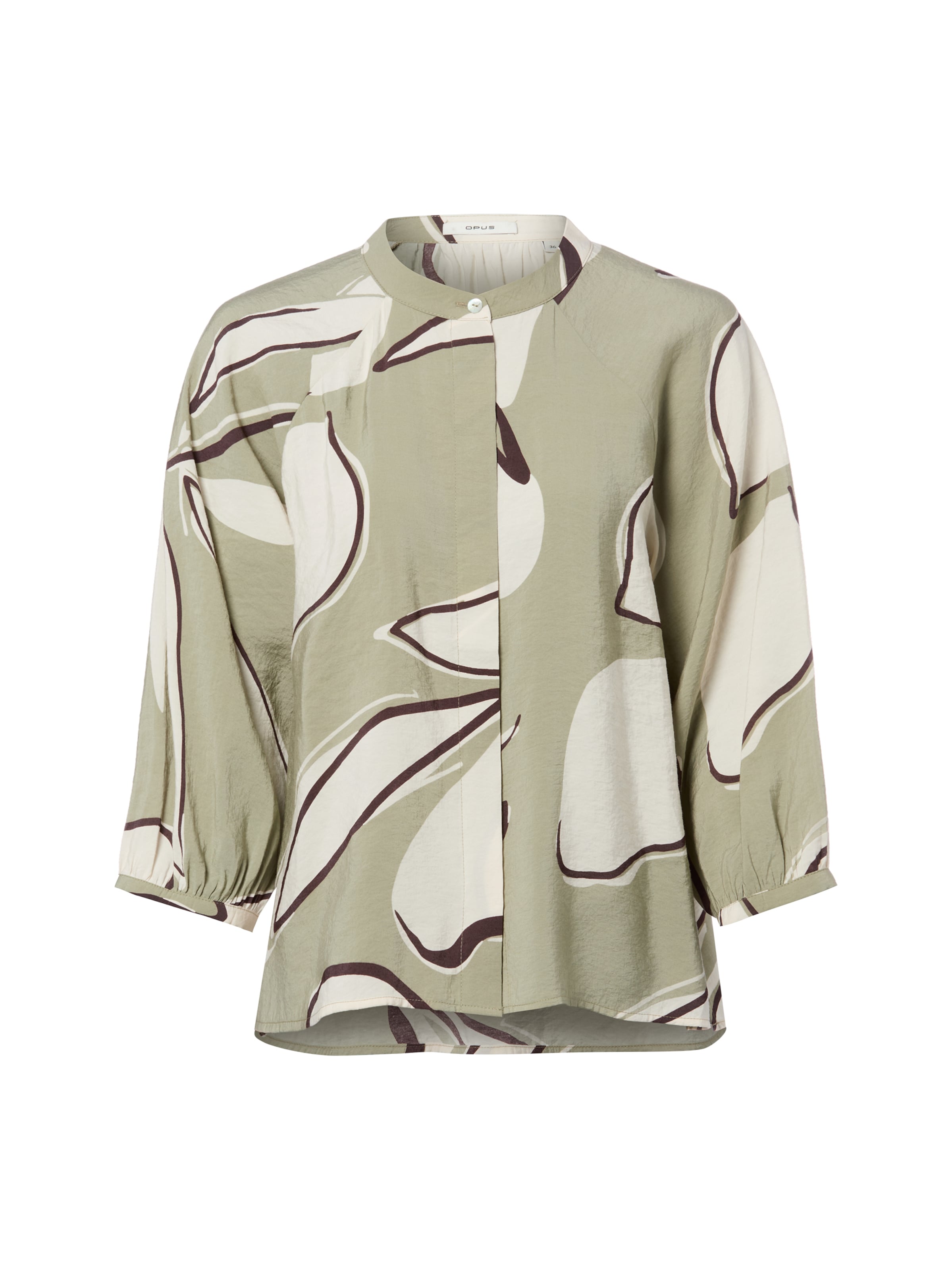 Chemisier OPUS en vert : devant