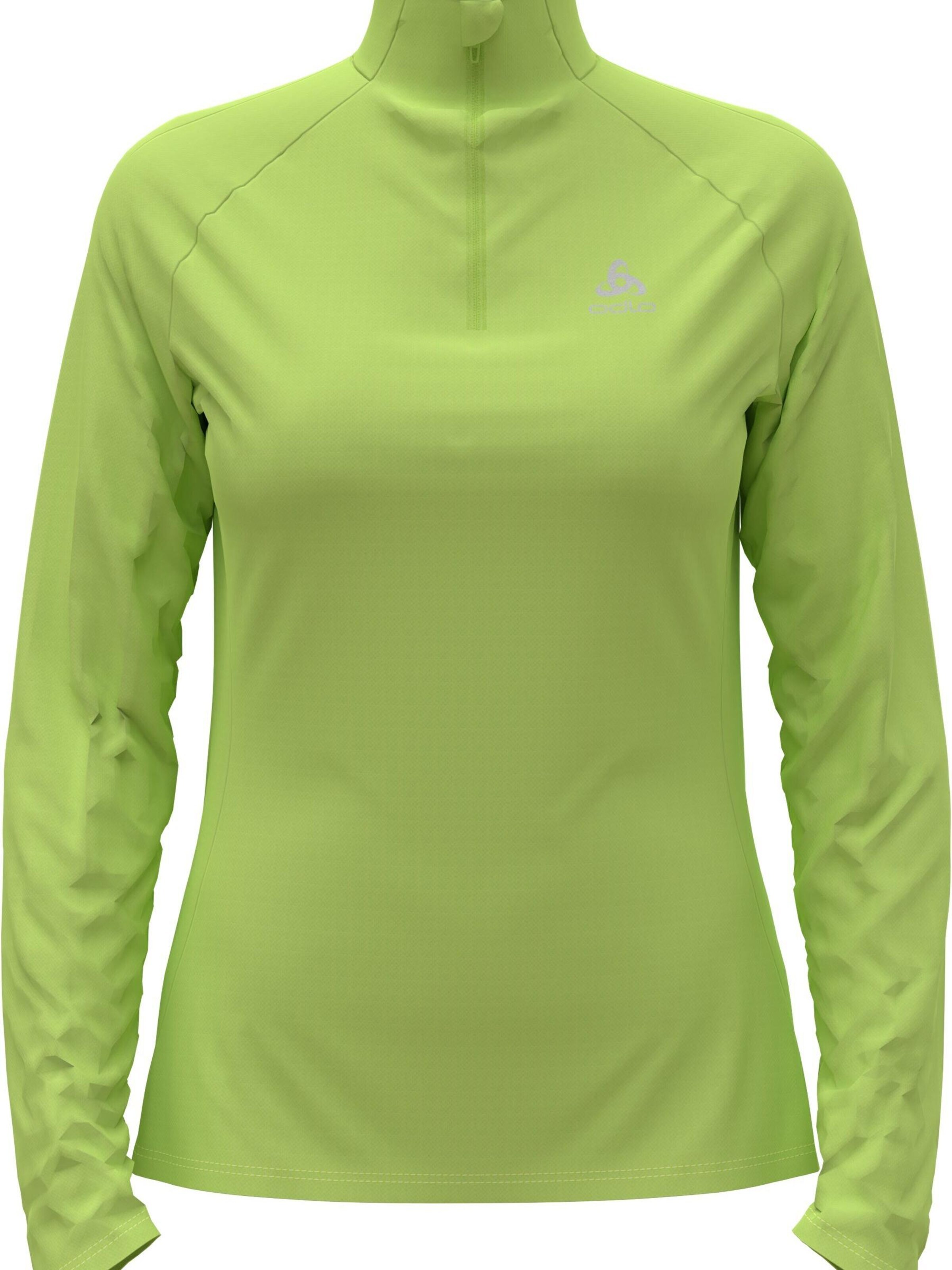 Sweat de sport 'ESSENTIAL' ODLO en jaune : devant