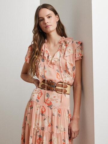 Lauren Ralph Lauren Petite - Blusa en rosa: frente