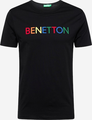 UNITED COLORS OF BENETTON Tričko – černá: přední strana