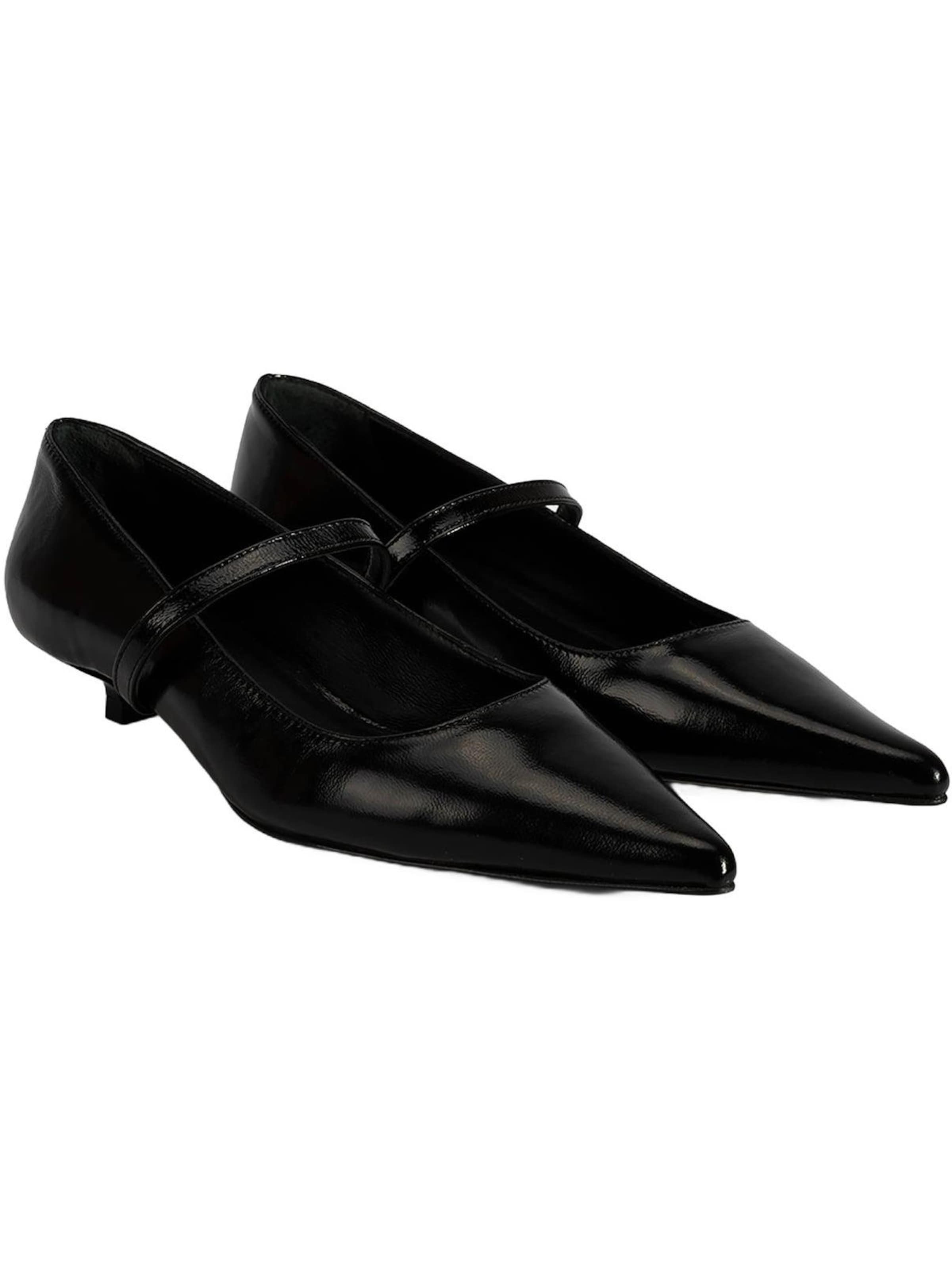 Desa Pumps 'Ballettschuhe' in Zwart
