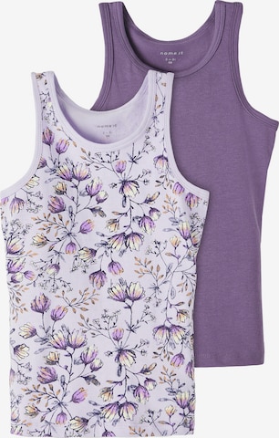 NAME IT Undershirt in Purple: front