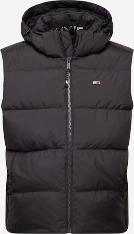 Gilet 'Essential' Tommy Jeans en noir : devant