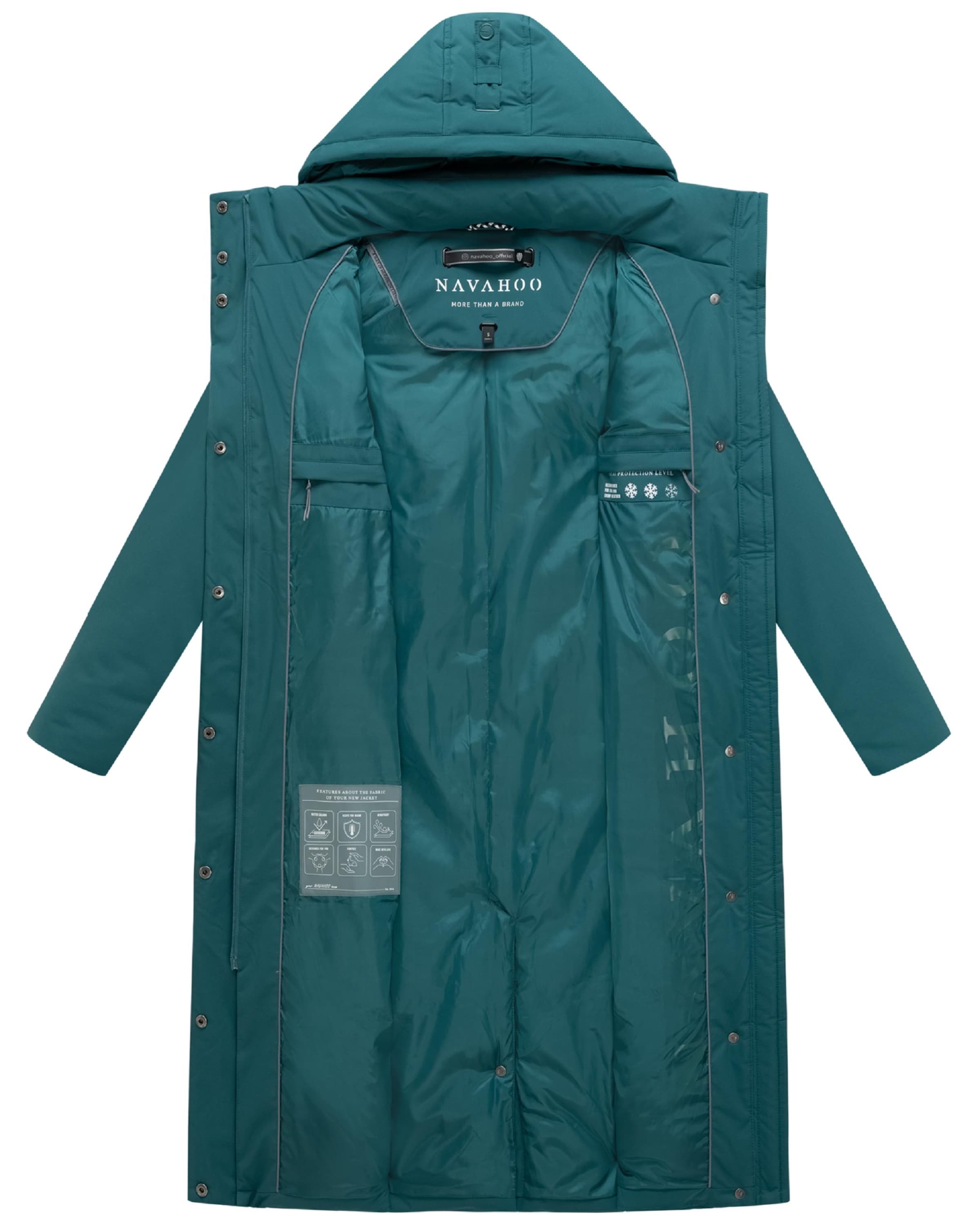 Manteau d’hiver 'Waldbummler 14' NAVAHOO en vert