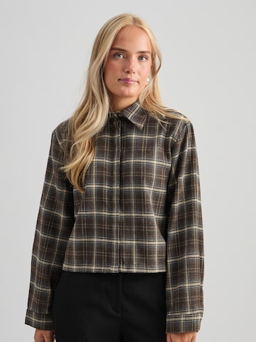 minus Blouse 'Regine' in Brown: front