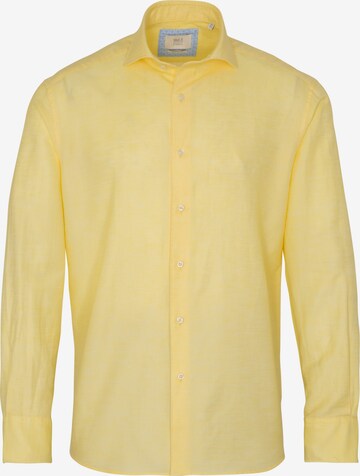 ETERNA Button Up Shirt in Yellow: front