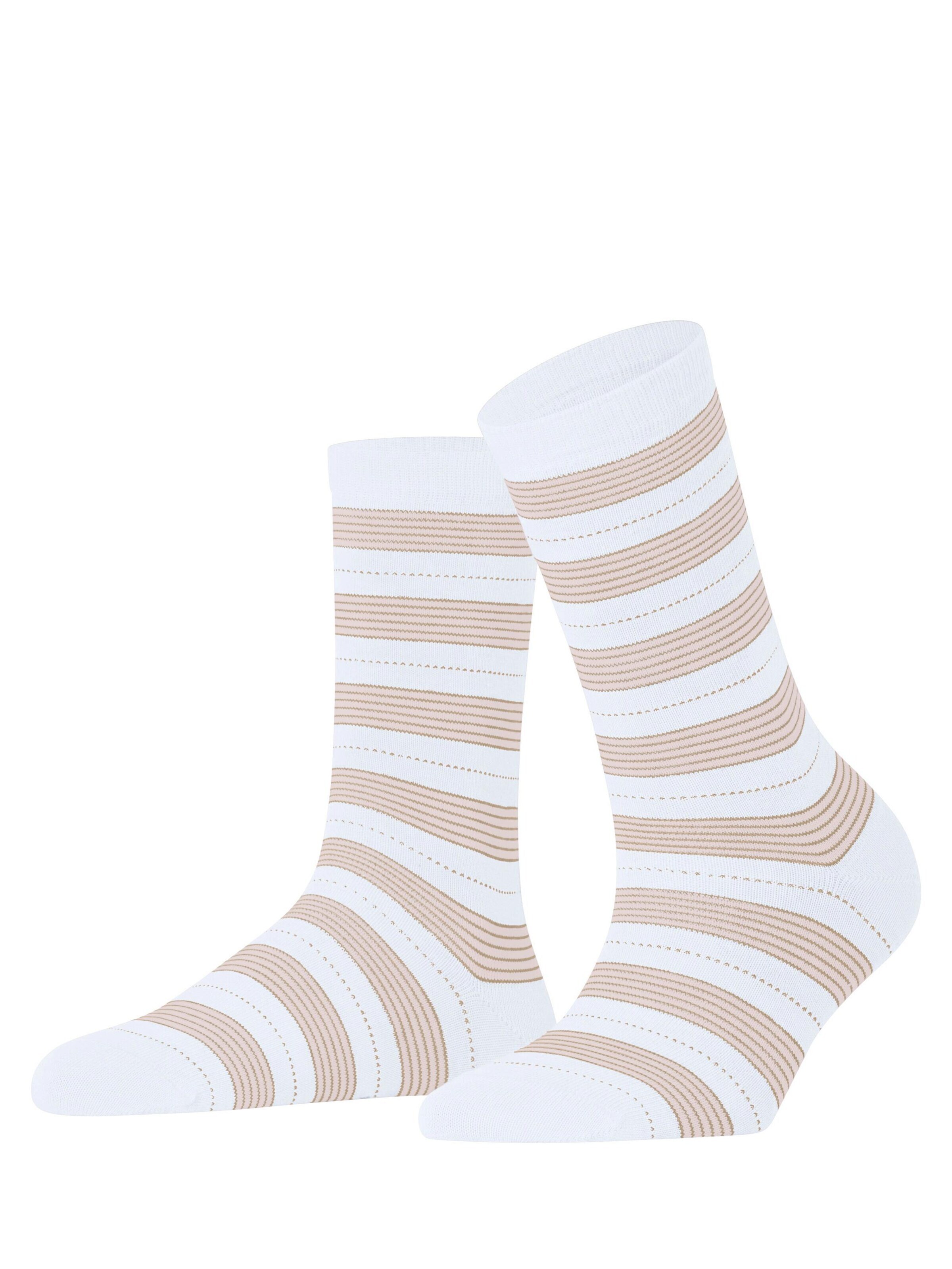FALKE Socken 'Stripe Uniform'‌‌ in Weiß: Vorderseite